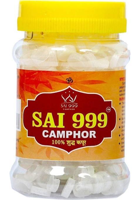 Sai999 Camphor Tablet Jar( 300 Tablets Pack Of 1) For PujaAartiMeditationHavan. (300 Units)