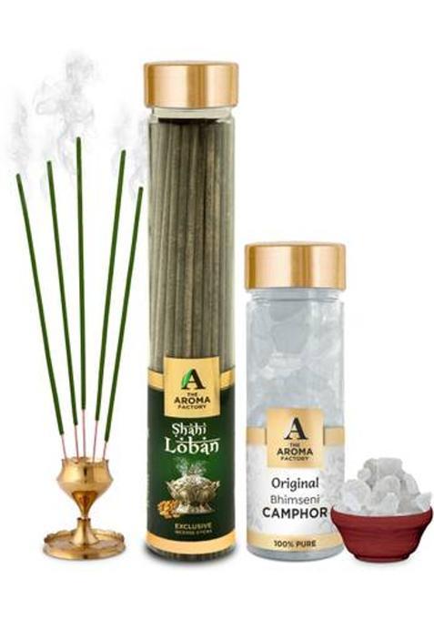 The Aroma Factory Original Bhimseni Camphor & Shahi Loban (275 G)