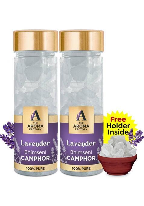 The Aroma Factory Bhimseni Camphor,Lavender, Zero Residue