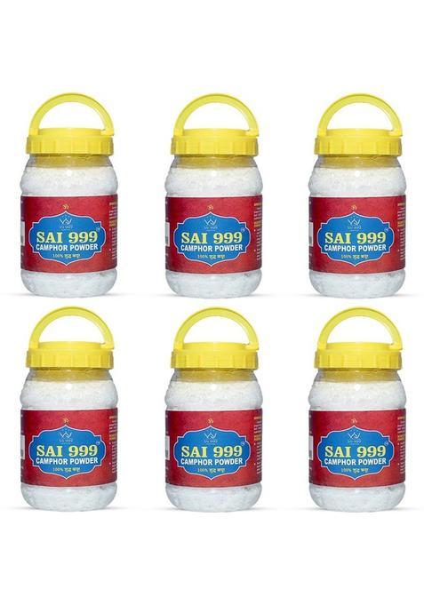 Sai999 Camphor Powder For Pooja, Meditation, Havan (500 Gm * Pack Of 6) (3000 G)