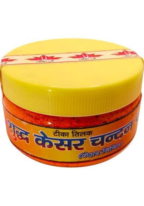 Bhakti Shringar 100% Natural And Pure Kesar Ashtagandha Chandan Powder Tika Tilak (100 G)