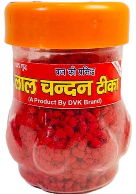 Anilstore Pack Of 1 Red Danedar Chandan, Sandalwood Tika, Danewala Chandan (50 Gm)