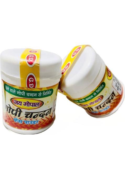 Anilstore Pack Of 2 White Gopi Chandan Tilak (80 Gm) G)