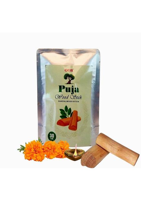 Ocb Srihari108 Natural Sandalwood Stick/Chandan Stick(30-40 Grams) For Pooja, Face, Brown Color (Pack Of 1) (30 G)
