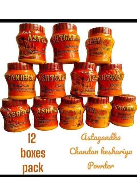 Keshrisales Astgandha Chandan Boxes 30 G ( 12 Pcs Pack ) (360 G)