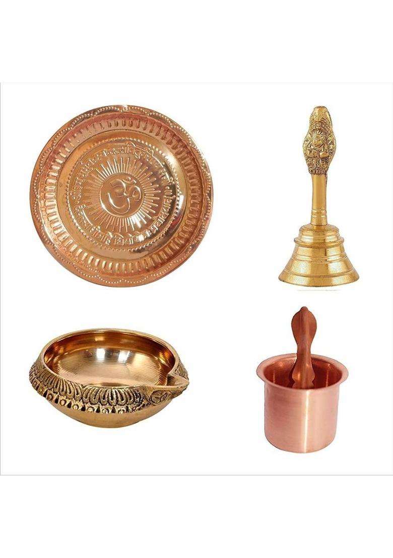 Bellazy Kanha Ji Bhog Bartan Gold (1 Pieces Gold) - Indya