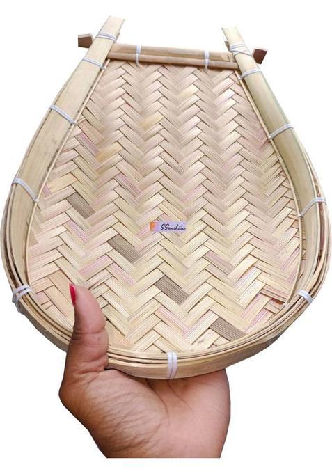 Ssunshiine Small Size Kula Of Bamboo For Worship Puja And Decorations (1 Pieces, Gold, Yellow, Brown)