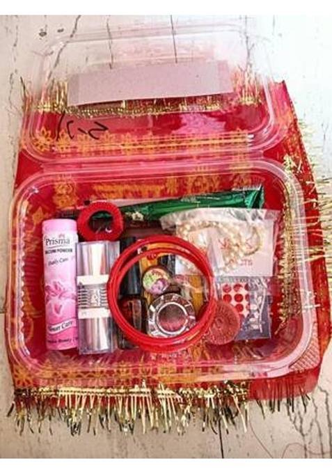 Kanjlochan Mata Rani Ka Shringar Kit/Suhag Kit/ - Devi Solah Kit Az7 Plastic (1 Pieces, Multicolor)