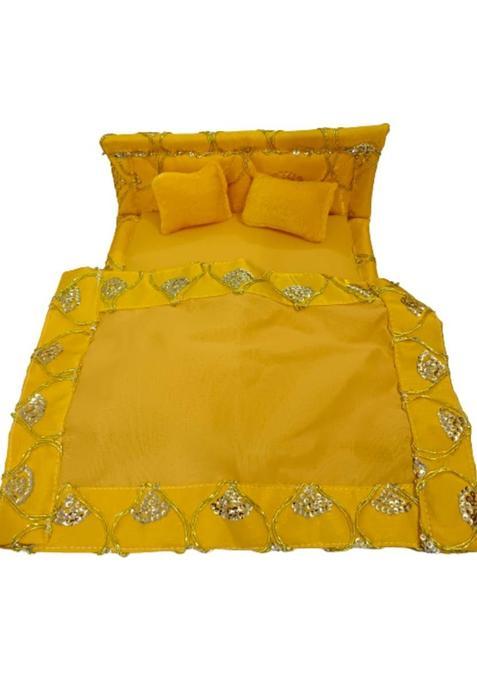 Laddu Gopal Soft Bister Microfibre (Yellow)
