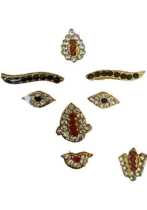 Pmw Kalashdecor Eye Set - Combi Of 8 Articles Gold Foil (1 Pieces Gold)