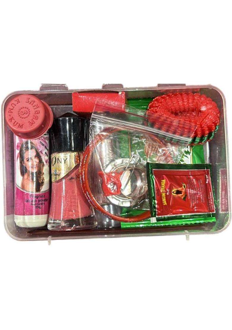 Signature Mata Rani Shringar Set Of 20 Items Plastic (Multicolor) - Indya