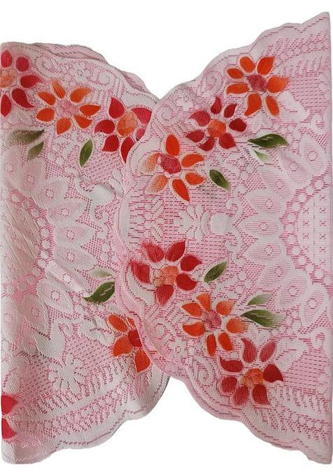 Nimmi Decore Of Pooja Thali Designer Flower Design Thal Posh Plate Cover Combo 2 Cotton (2 Pieces, Pink)