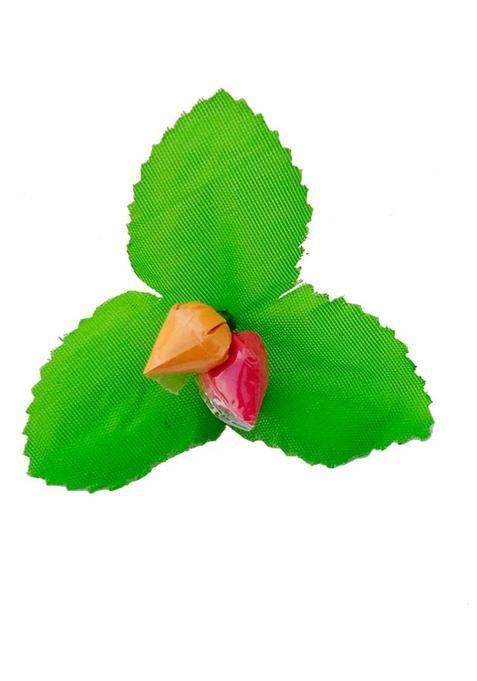 Vidagdha Haldi Kumkum Leaf Set Return Gift For Wedding/All Ocassions (20) Plastic (20 Pieces Green)
