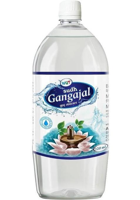Wqt Ganga Jal 220 Ml Purest Holy Water For Puja Sourced From Gangotri River (220 Ml)