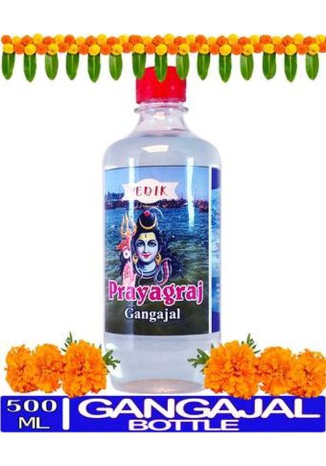 Vedik Prayagraj Gangajal 500Ml Bottal Positive Energy Religious Ceremony (500 Ml)