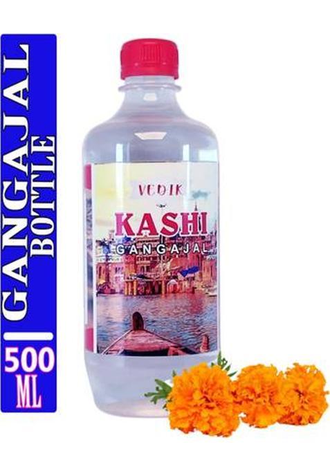 Vedik Kashi Gangajal Ganga Holy Water For Pooja 500Ml Bottal (500 Ml)