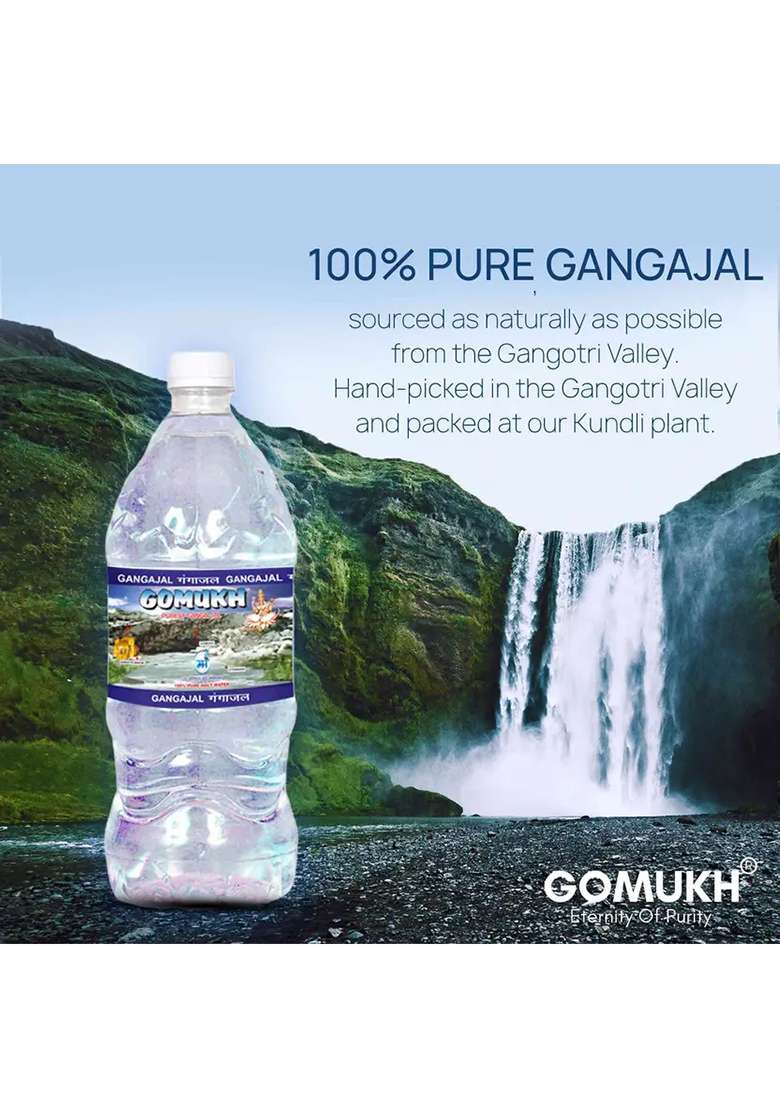 Gomukh Gangajal 1 Litre Approved By Government Of Uttrakhand For Pooja Purpose - Indya