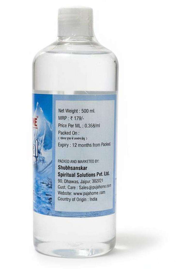 Pujahome Gangajal For Puja Sourced From Rishikesh - Rituals Rites(500Ml X 1 Bottles) (500 Ml) - Indya