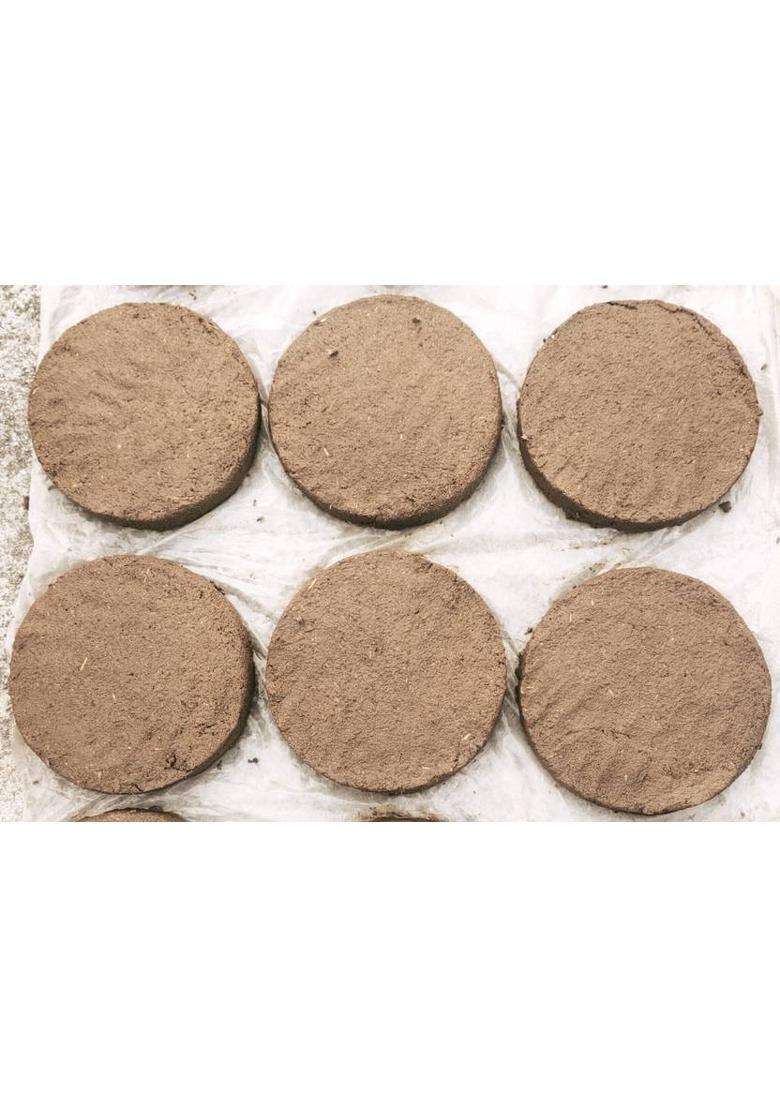 Ma Ganga Cow Dung Cake Prepared With Jal Pooja Hawan Etc. Purpose - Indya