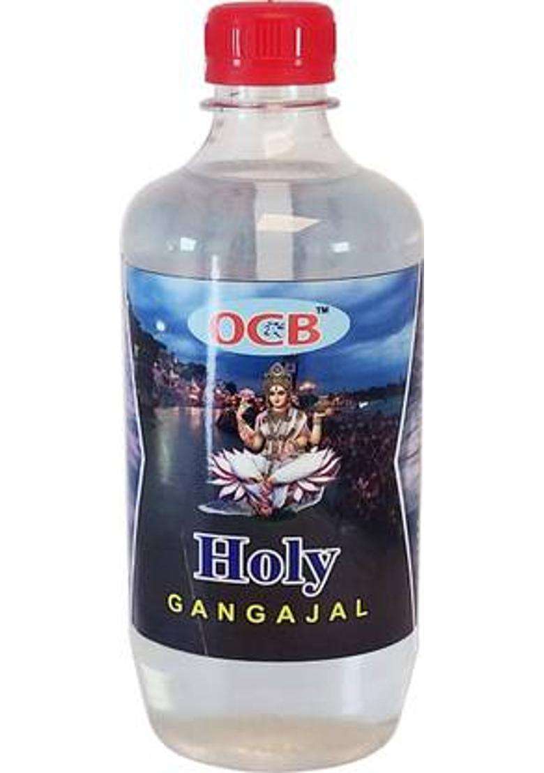 Ocb Holy Gangajal 500Ml Bottal Water Of Positive Energy Religious Ceremony (500 Ml) - Indya