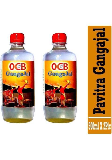 Ocb Pavitra Gangajal Natural (500Ml X 2Pic Bottle) 2 Piece Combo Pooja Water Bottle (1000 Ml)