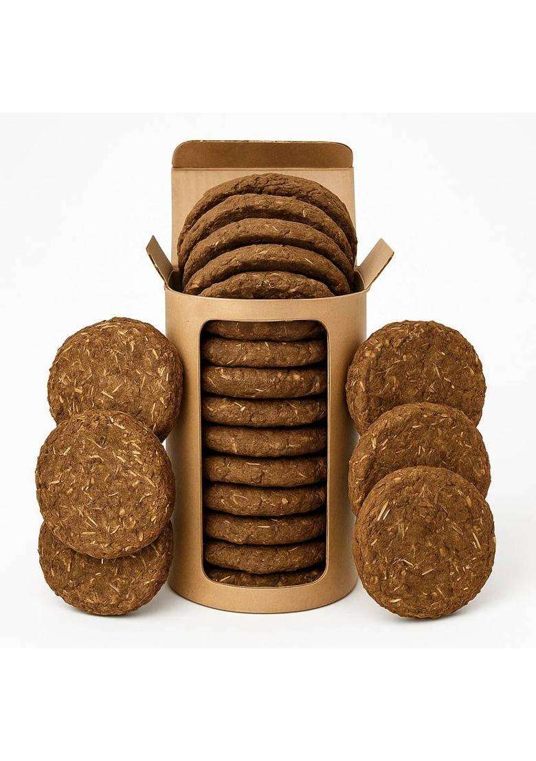 Ayodhya Hawan Cow Dung Cake Havan Kund Upla Gobar Set 20 Pcs - Indya