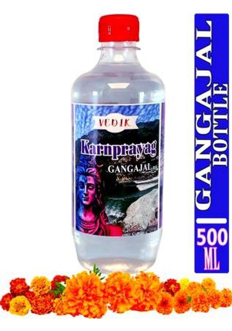Vedik Karnprayag Gangajal Pavitra 100% Original Natural 500Ml (500 Ml)