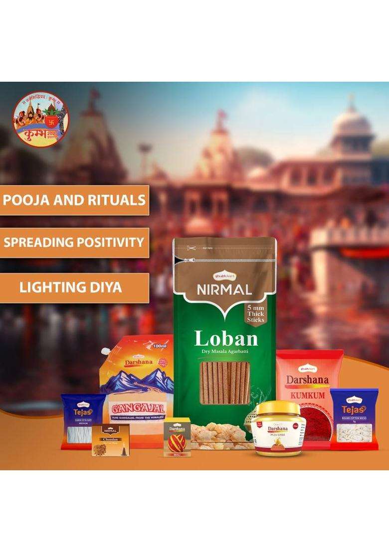 Shubhkart Maha Kumbh Pooja Samagri Kit - Pack Of 8 - Indya