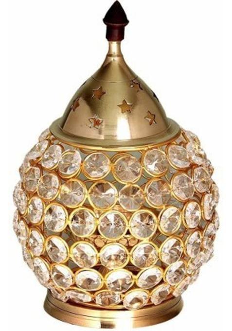 Navyaksh 1 Brass Table Diya Set (Height: 4.6 Inch)