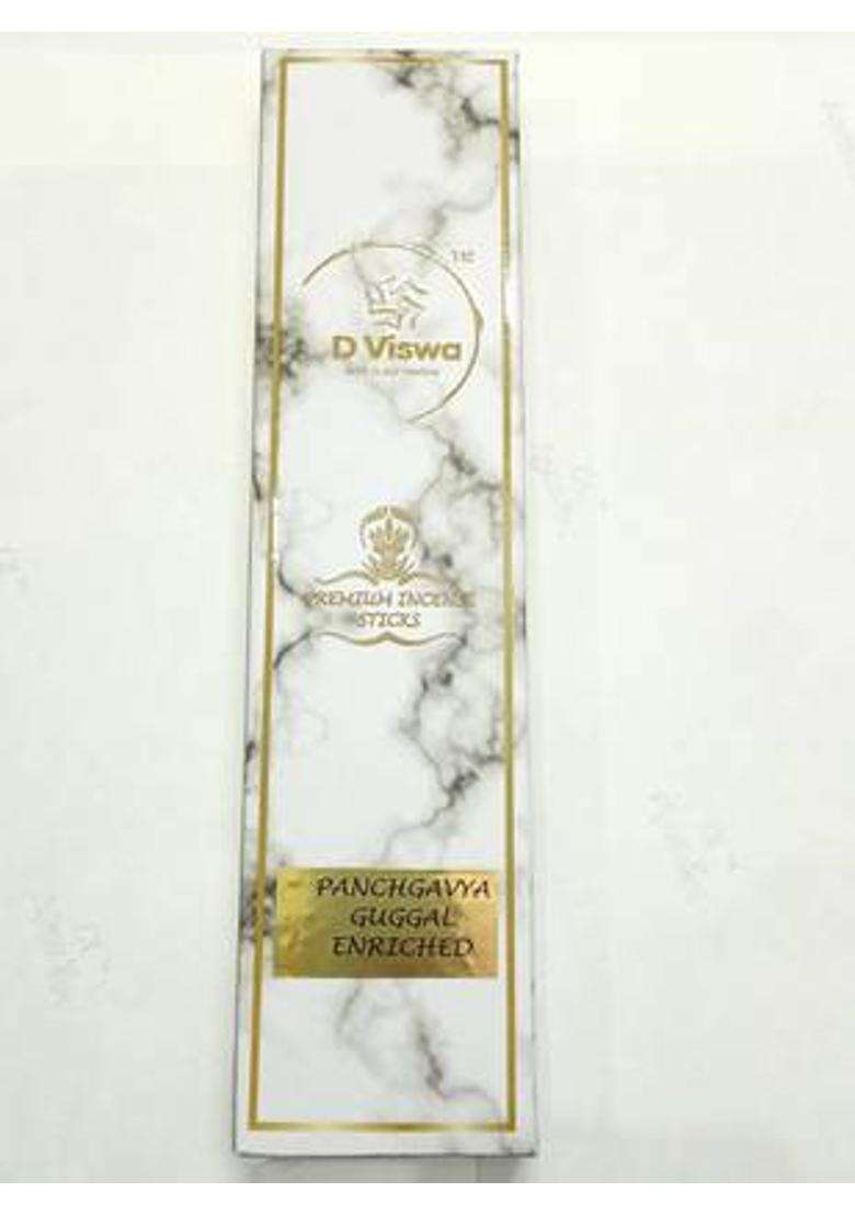 D Viswa Panchgavya Guggal Enriched Premium Agarbatti (30 Units Set Of 1) - Indya