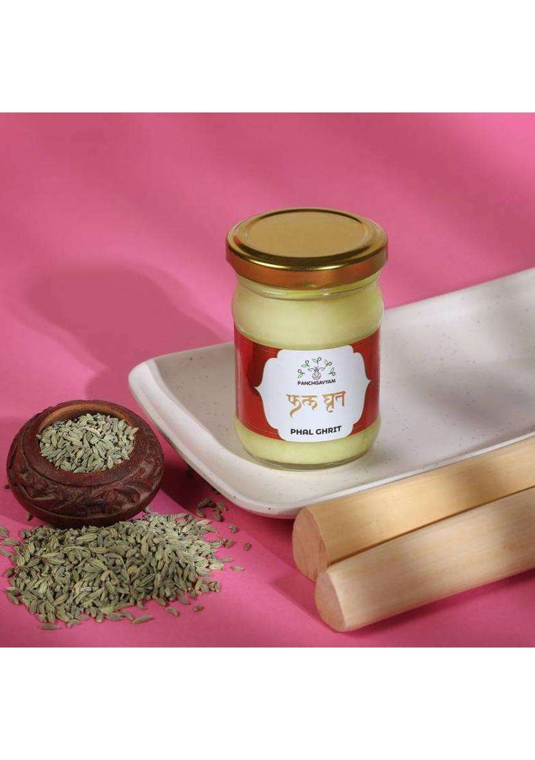 Panchgavyam Phal Ayurvedic A2 Medicated Ghrit /Ghee Complete Solution To Female (100 Ml) - Indya