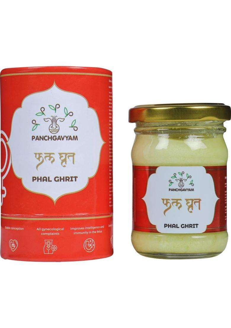 Panchgavyam Phal Ayurvedic A2 Medicated Ghrit /Ghee Complete Solution To Female (100 Ml) - Indya