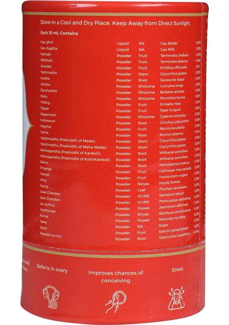 Panchgavyam Phal Ayurvedic A2 Medicated Ghrit /Ghee Complete Solution To Female (100 Ml) - Indya