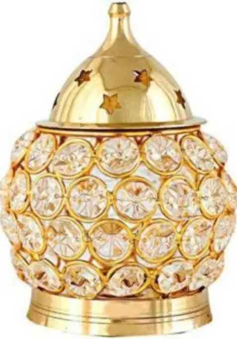 Navyaksh Brass Table Diya (Height 4.5 Inch)