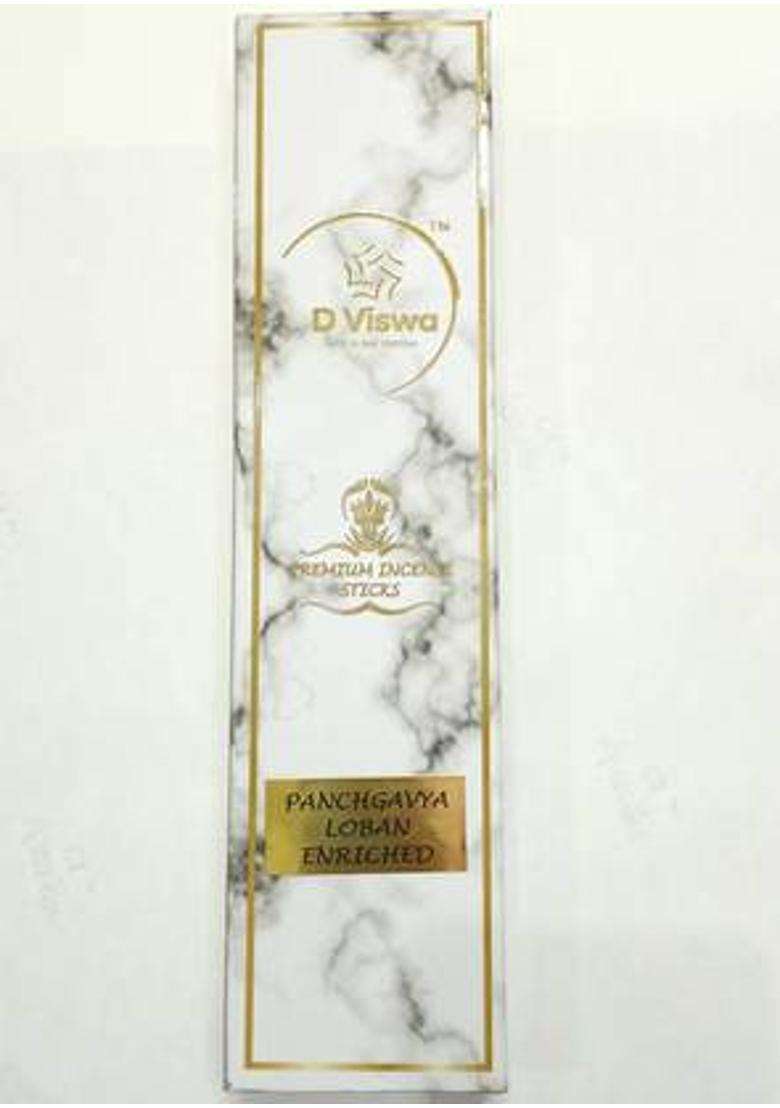 D Viswa Panchgavya Loban Enriched Premium Agarbatti (30 Units Set Of 1) - Indya