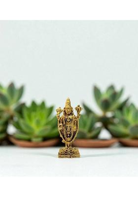 Sjl Exports Decorative Showpiece - 6.2 Cm(Brass Gold)