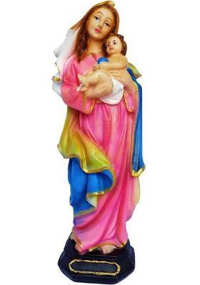 Newven 1 Feet Handcrafted Madona Christian Statues Home Decor Showpieces Items Wall Hangings Statues Of Gods Figurines Decoration House Warming Gifts Decorative Showpiece - 30 Cm(Polyresin Multicolor)