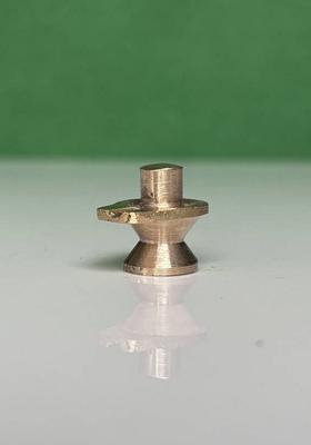 Aakrati Shiivam Vastu Kala Brass Small Shivling For Home Office 30 Gram Decorative Showpiece - 4 Cm(Brass Multicolor)