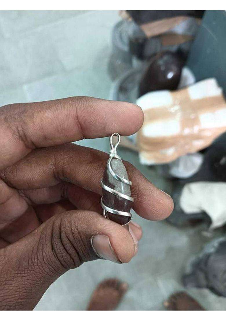 Shivling Natural Narmadeshwar Shivling For Daily Home Pooja Decorative Showpiece - 2.5 Cm(Stone Brown Black White Yellow Yellow Green Red Silver Multicolor) - Indya