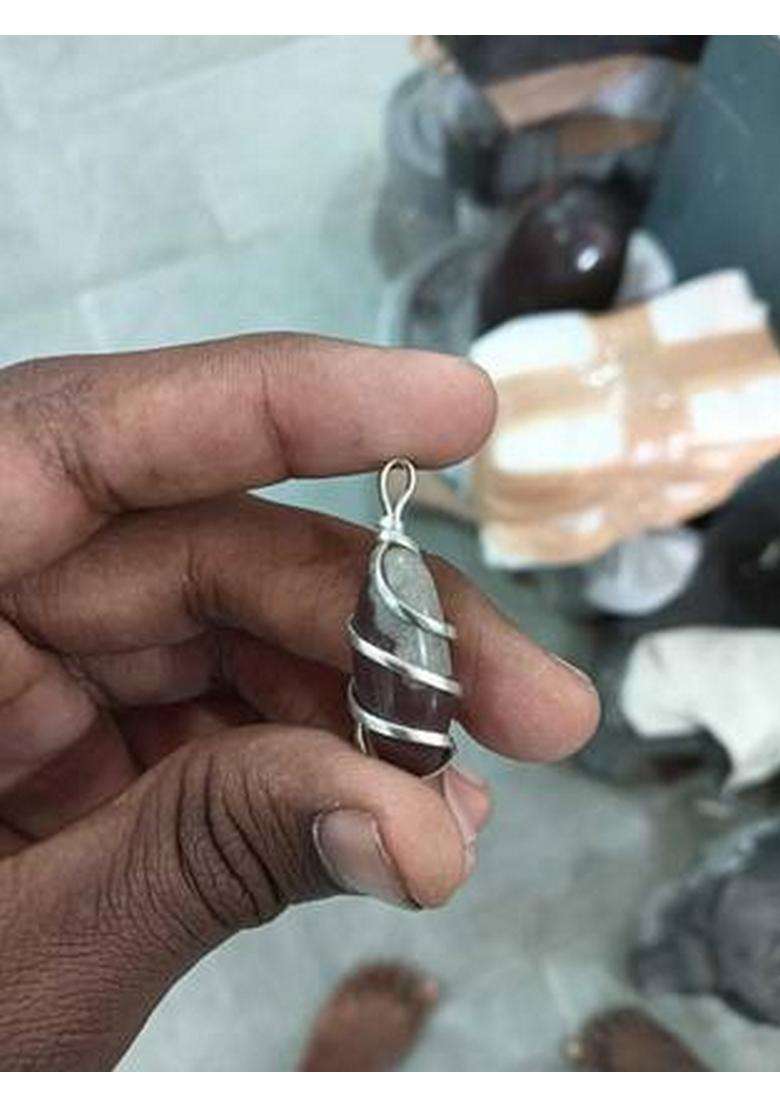 Shivling Natural Narmadeshwar Shivling For Daily Home Pooja Decorative Showpiece - 2.5 Cm(Stone Brown Black White Yellow Yellow Green Red Silver Multicolor) - Indya