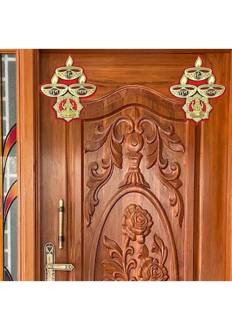 Kitlyn Maa Lakshmi With God Ganesh Resin Murti Laxmi Ganesh Murti For Home Decor Decorative Showpiece - 12 Cm(Polyresin Multicolor) - Indya
