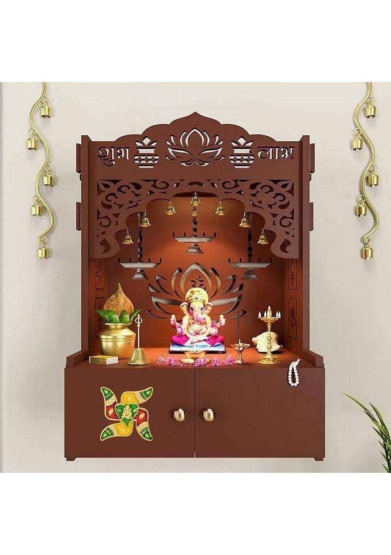 Noktus Laxmi Ganesh Idol For Puja Room Laxmi Ganesh Murti Laxmi Ganesh Ganpathy Decorative Showpiece - 12 Cm(Stone Gold) - Indya