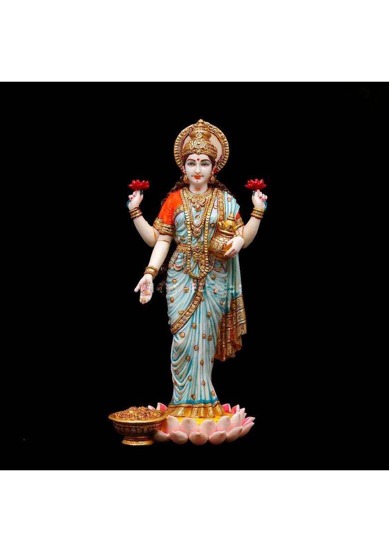 Sevliya Traders Decorative Showpiece - 25.4 Cm(Resin Blue) - Indya