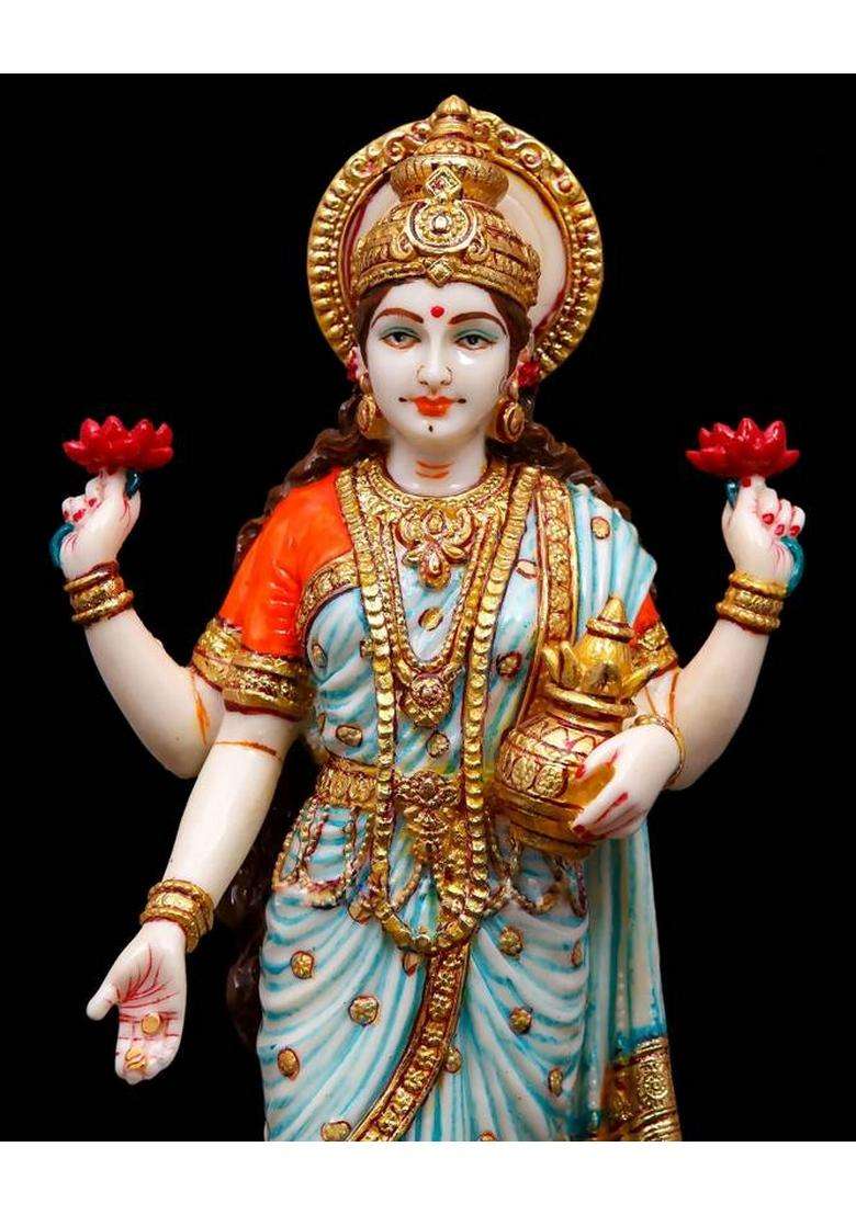 Sevliya Traders Decorative Showpiece - 25.4 Cm(Resin Blue) - Indya