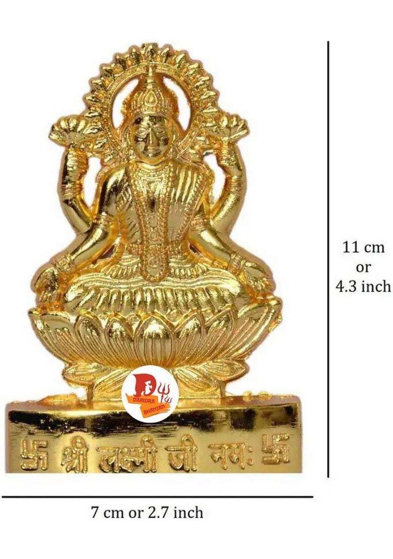 Sbbco Decorative Showpiece - 11 Cm(Metal Gold) - Indya