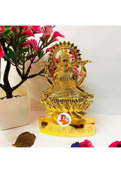 Sbbco Decorative Showpiece - 11 Cm(Metal Gold)
