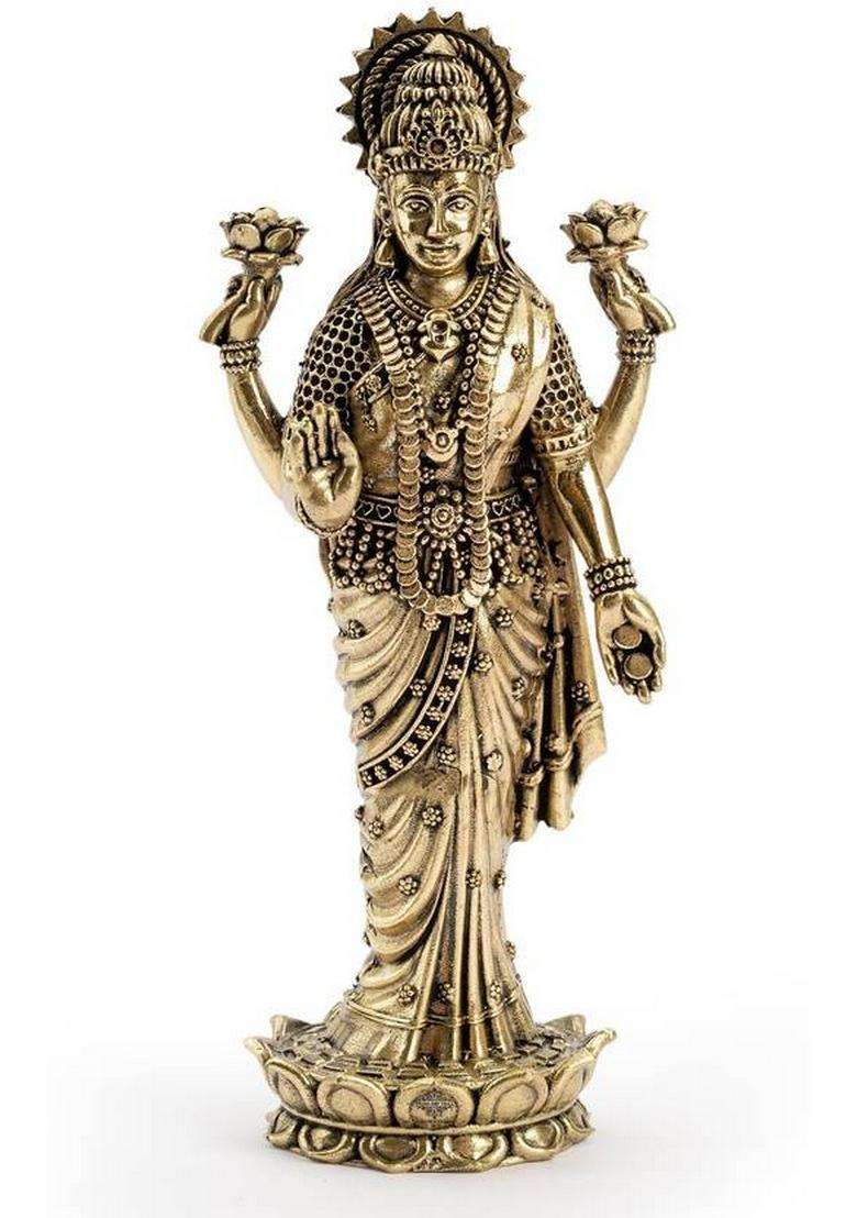 Indianartvilla Decorative Showpiece - 15.24 Cm(Brass Gold) - Indya
