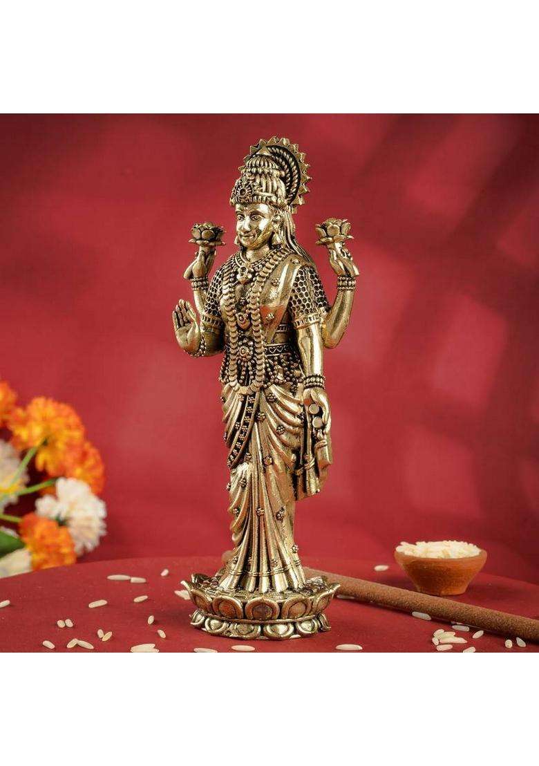Indianartvilla Decorative Showpiece - 15.24 Cm(Brass Gold) - Indya