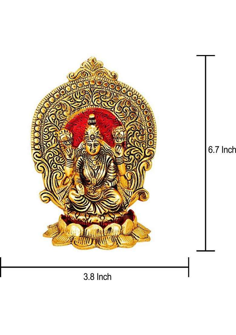 Flukyco Decorative Showpiece - 17 Cm(Brass Gold) - Indya