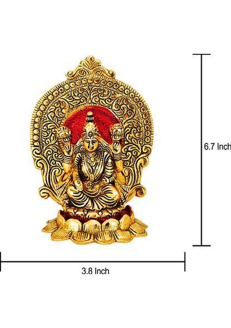 Flukyco Decorative Showpiece - 17 Cm(Brass Gold) - Indya